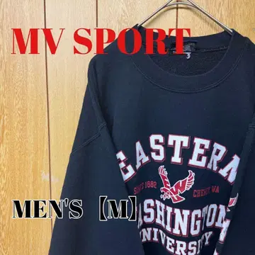 TS73 [ US 수입 ] MV SPORT 맨투맨 [ 남성용 M ] 블랙