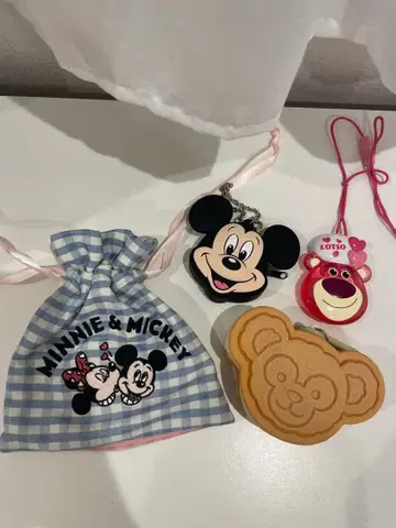 Disney 미키 & 미니 파우치 세트