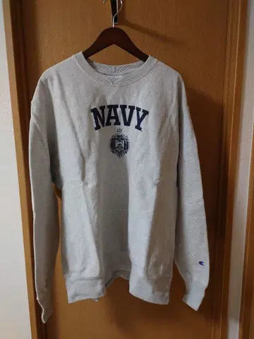 Champion 네이비 로고 트레이닝복 X-LARGE 그레이