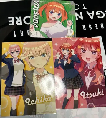 5등분의 신부 trick or heart 외 코스터 세트