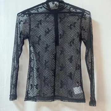 lilLilly 리본 튤 상의