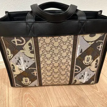 미키마우스 디자인 숄더백 자카드 직조