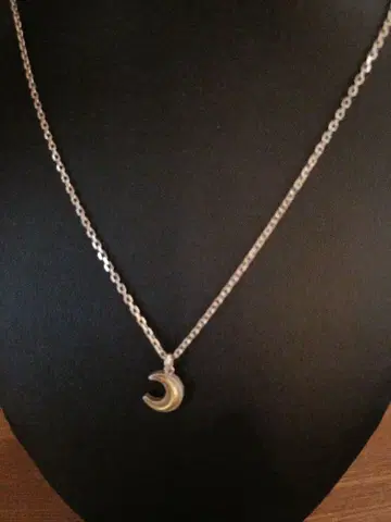 AQUA SILVER 아쿠아 실버 SV925 달 목걸이