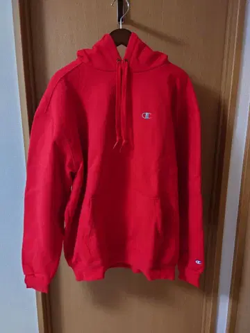 Champion 슈퍼 후디 X-LARGE 레드