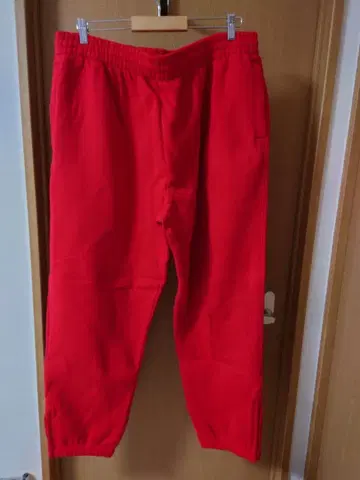 Champion 슈퍼 플리스 스웨트 팬츠 XL 레드