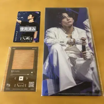 INI 니시 히로토 티켓 홀더 사용 완료 무비치케 오리지널 클리어 카드