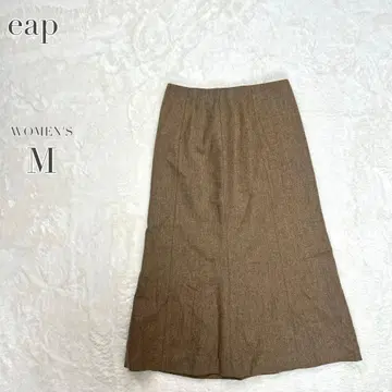 [ eap ] 롱 스커트 타이트 안감 심플 무지 울  구제 의류