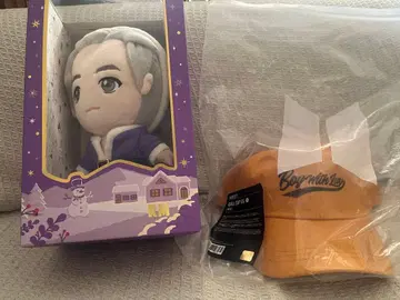 RM 봉제 인형 & BTS 캡 세트