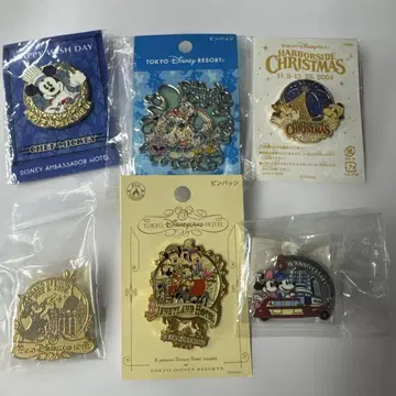 도쿄 디즈니 리조트 핀 배지 세트