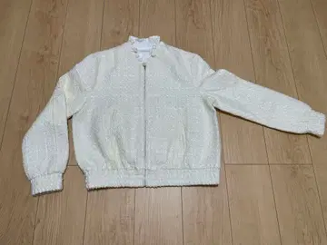 Birthday bash 화이트 트위드 자켓