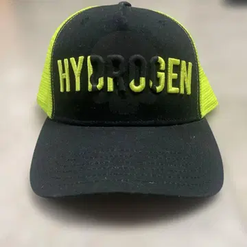 HYDROGEN 트래커 캡 블랙/형광 노랑