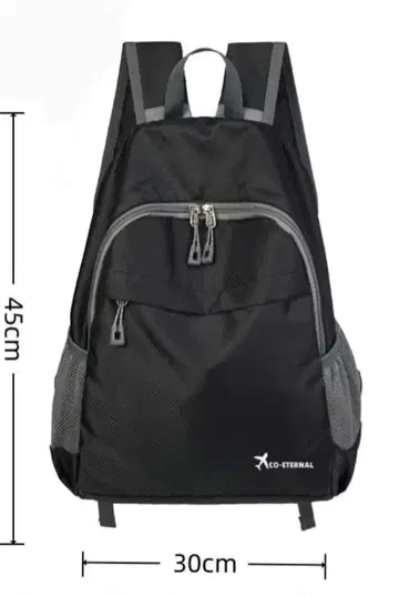 블랙 백팩 45cm