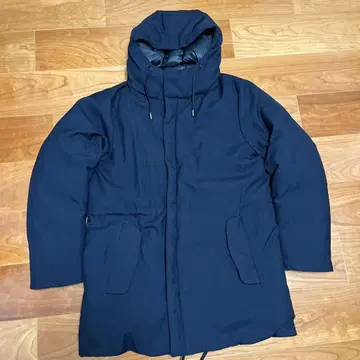 [ 새상품급 ] 유니클로 울 다운 파카 남성용 XL 네이비