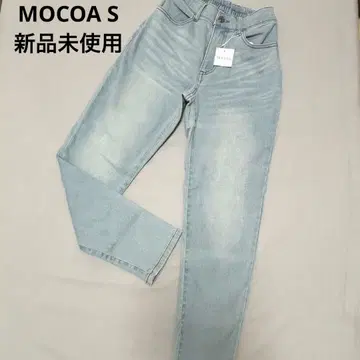 모코아즈 미사용 새상품 택 포함 속기모 데님 블루 스트레치 있음 모엘리