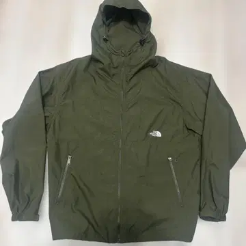 THE NORTH FACE XL 올리브 그린 나일론 자켓