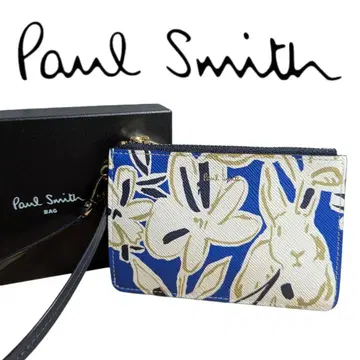 폴스미스 코인 케이스 럭키 플로럴 토끼 블루