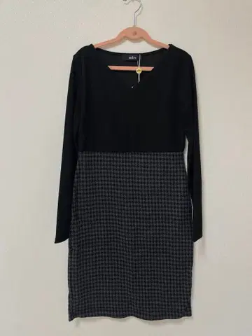 salire 긴팔 원피스 튜닉 택 포함 미사용 새상품 M 사이즈