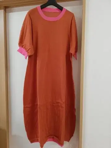 LL 사이즈 미사용 택 포함 퍼슨즈 잽잽 니트 원피스 세탁 가능한 니트