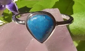 14호 카반사이트 하트 실버 반지 350