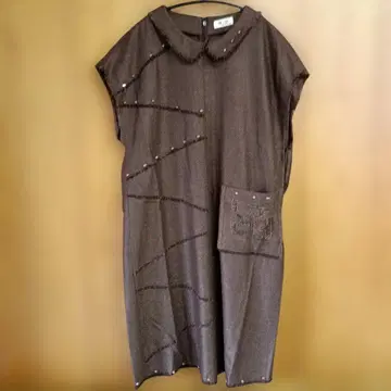 단 하나뿐인 감즙 염색 캐시미어 원피스 이너 원피스 포함 레어 새상품급