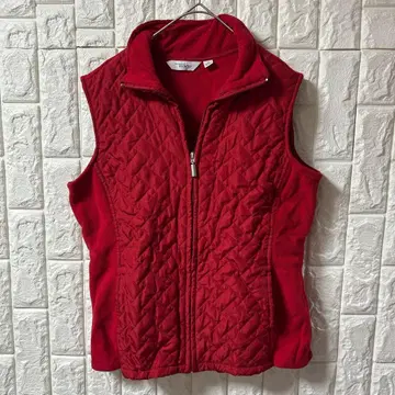 그레이트 노스웨스트 인디고 [ M ] 빨간색 플리스 소재 베스트