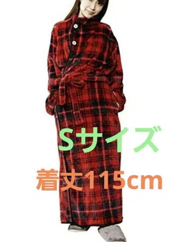 걸치는 담요 fondan S 레드 x 블랙 방한 아이리스 플라자