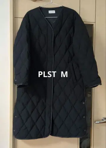 퀼팅 다운 코트 M 블랙