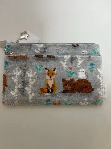 페이러 윈터 애니멀 플랫 파우치 정가 9320엔 미사용 새상품