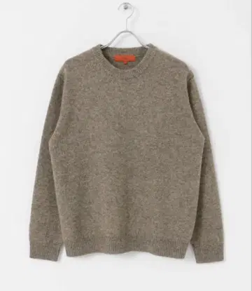 ROSSO XL 사이즈 크루넥 니트 그레이 계열