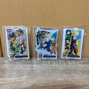 드래곤볼 제일복권 F상 아크릴 스탠드 3종 세트