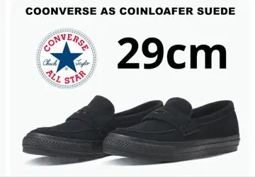 2025년 신상 컨버스 올스타 코인 로퍼 블랙 스웨이드