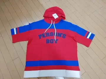 LL 사이즈 미사용 택 포함 퍼슨즈의 아이스하키 후드티 빨간색