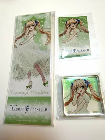 SummerPockets 서머포켓 전시회 츠무기 3점 SET