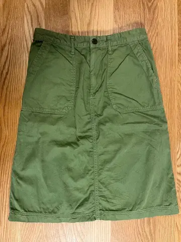 NATURAL LAUNDRY 스커트 카키 M