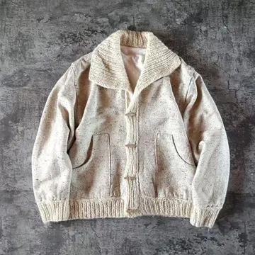 구제 핸드메이드 멜란지 자켓