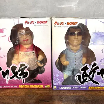 크로우즈 x 워스트 우메보시 일가 마사얀 마리 언니 피규어 세트