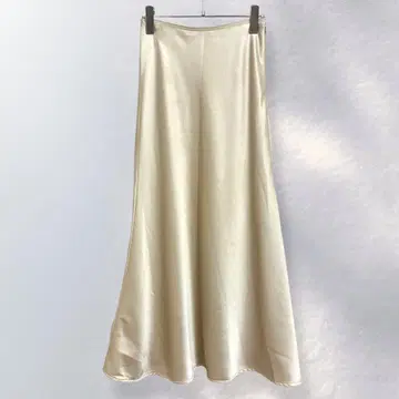 미라 오웬 롱 플레어 스커트 머메이드 광택감 깔끔함 [ b137