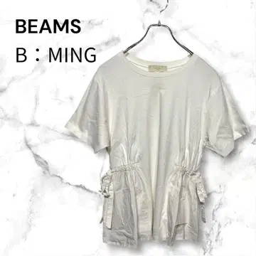 비밍 바이 빔즈 개더 반팔 셔츠 티셔츠 ONE SIZE