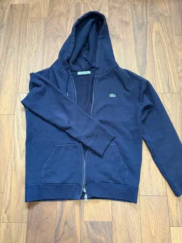 LACOSTE 네이비 후드티 여성용