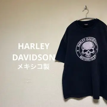 HARLEY DAVIDSON 멕시코제 T셔츠 블랙 스컬