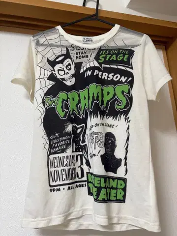 HYSTERIC GLAMOUR The Cramps 티셔츠