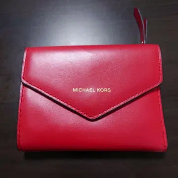 MICHAEL KORS 레드 3단 폴더형 지갑