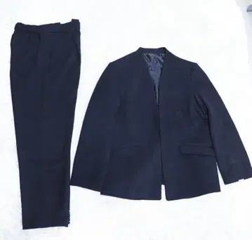 IKKA LOUNGE 노카라 팬츠 수트 블랙