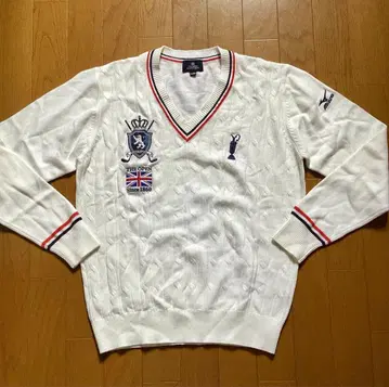 미즈노 THE OPEN 케이블 짜임 긴팔 스웨터 M