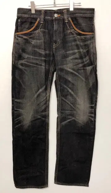 00년대 EDWIN 구제 의류 웨스턴 스티치 데님 스트레이트 청바지