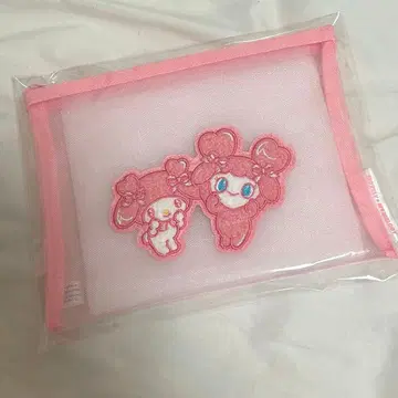 TWICE LOVELYS x SANRIO 메쉬 파우치 모모