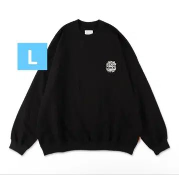 SEE SEE x S.F.C 크루 스웨트 [ BLACK ] L 사이즈