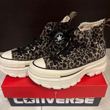 CONVERSE ALL STAR 레오파드 무늬 통굽 스니커즈