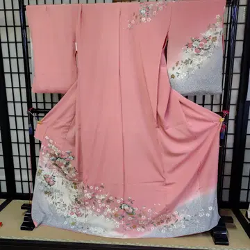 리메이크용 순수 실크 수제 자수 호몬기 재고 처분품 019