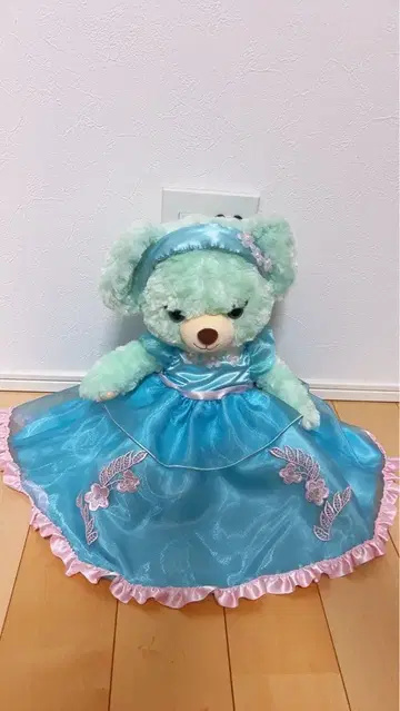 [택 포함 새상품급] 유니베어 드레스 신데렐라풍 디즈니 프린세스 베어